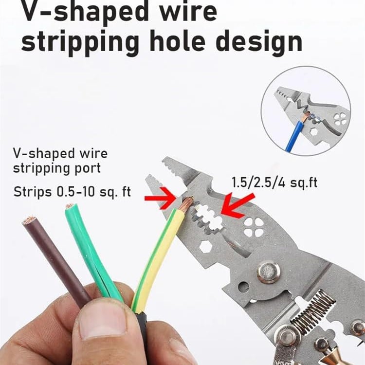 49% OFF🔥21 in 1 Hand Tool Multifunct Wire Stripper