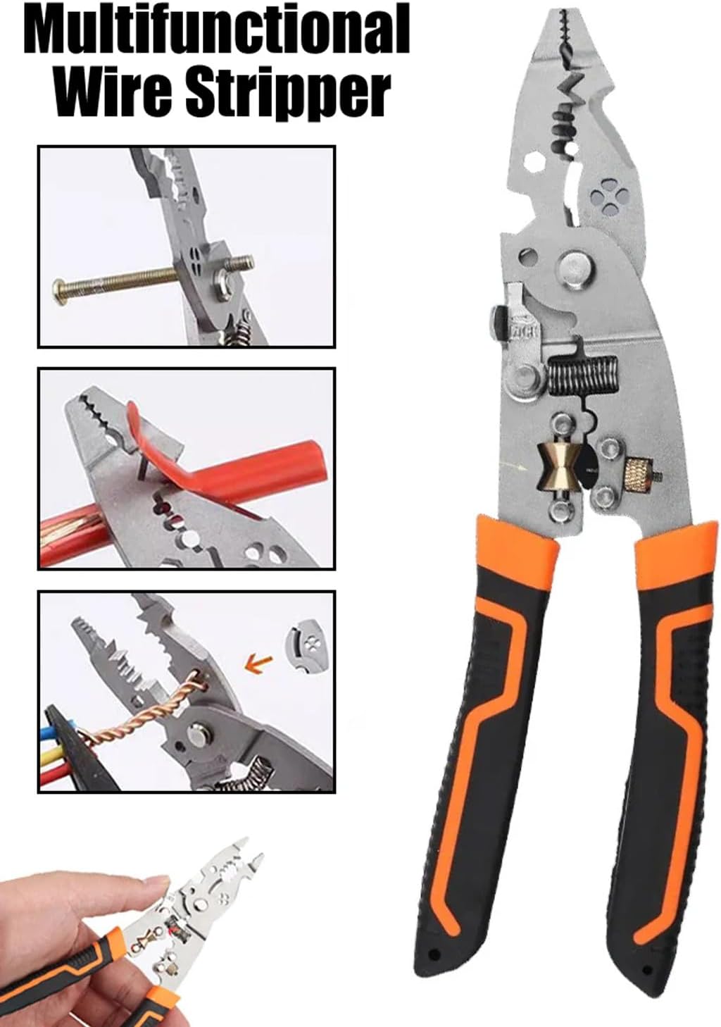 49% OFF🔥21 in 1 Hand Tool Multifunct Wire Stripper